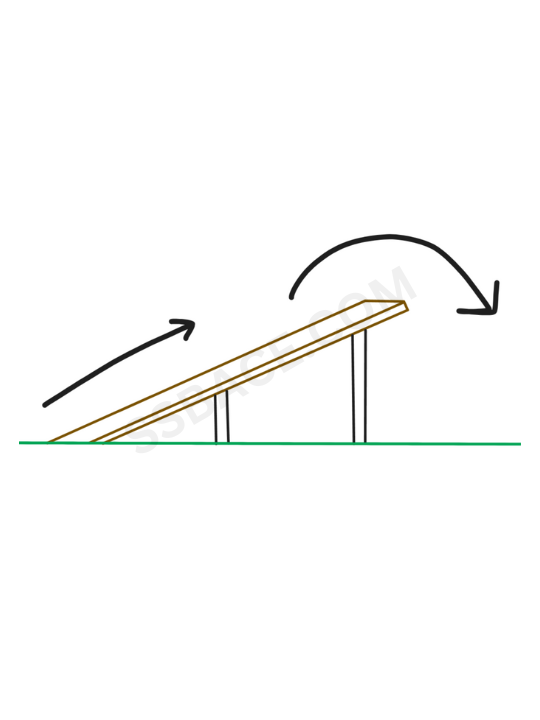 Single ramp individual obstacle 1